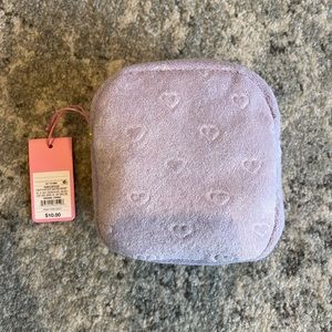 Stoney Clover Lane x Target- Terry Embossed Hearts Mini Square Pouch
